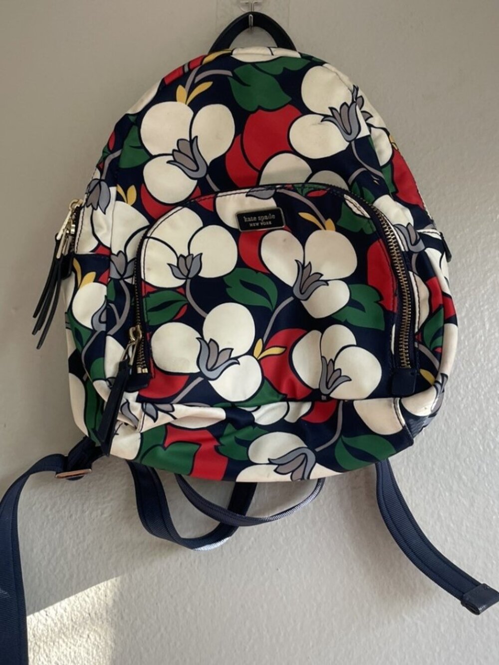 Kate Spade New York Dawn Breezy Summer Floral Medium Nylon Backpack